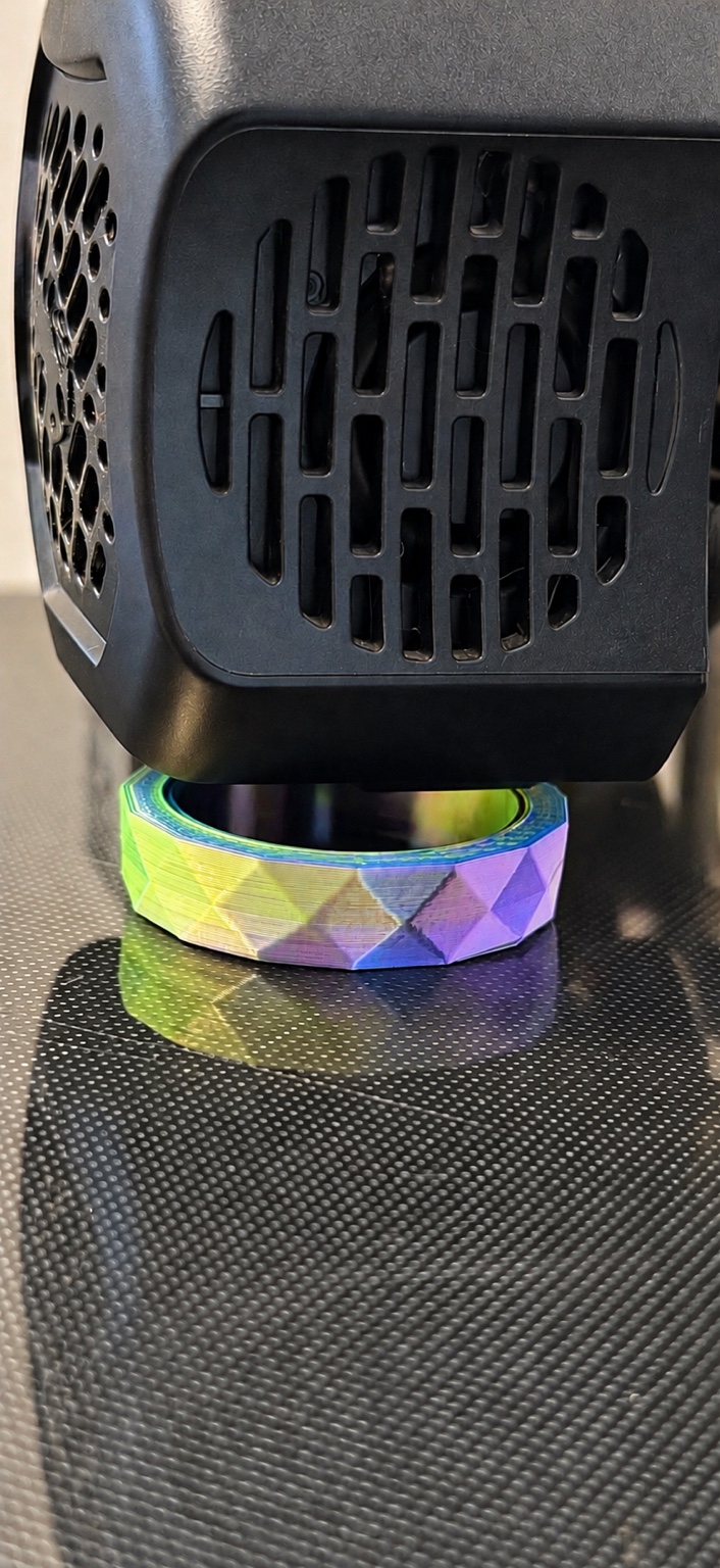 Multicolor ligature during production